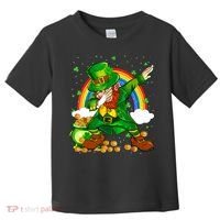 St Patricks Day Dabbing Leprechaun Boy Funny Dab Dance Toddler T-Shirt thumb 0