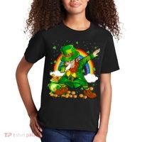St Patricks Day Dabbing Leprechaun Boy Funny Dab Dance Kids T-Shirt thumb 2