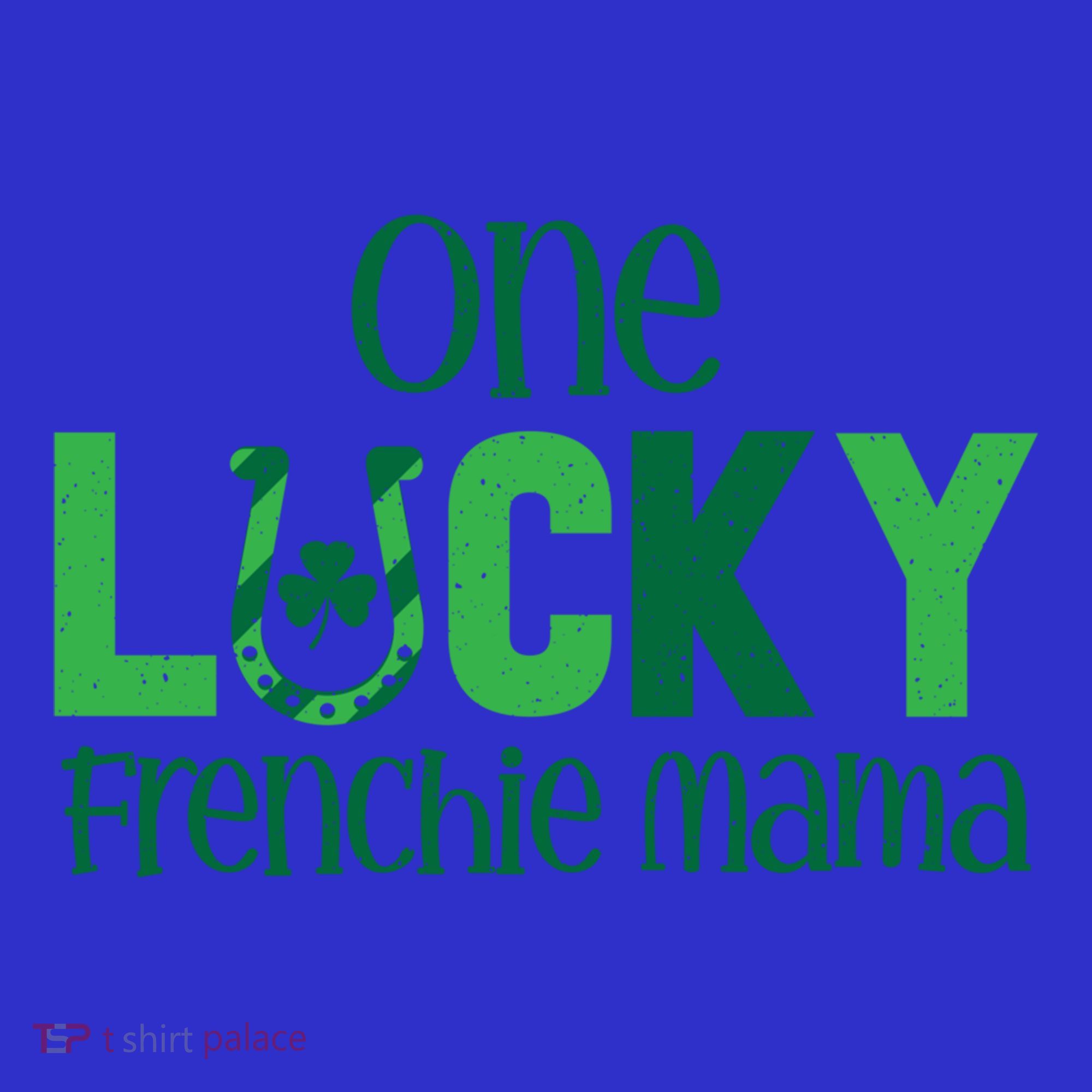 Saint Patricks Day Matching Costumes One Lucky Frenchie Mama Gift Apron
