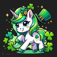 St Patrick Day Irish Unicorn Lepricorn Women's Sweatshirt thumb 2