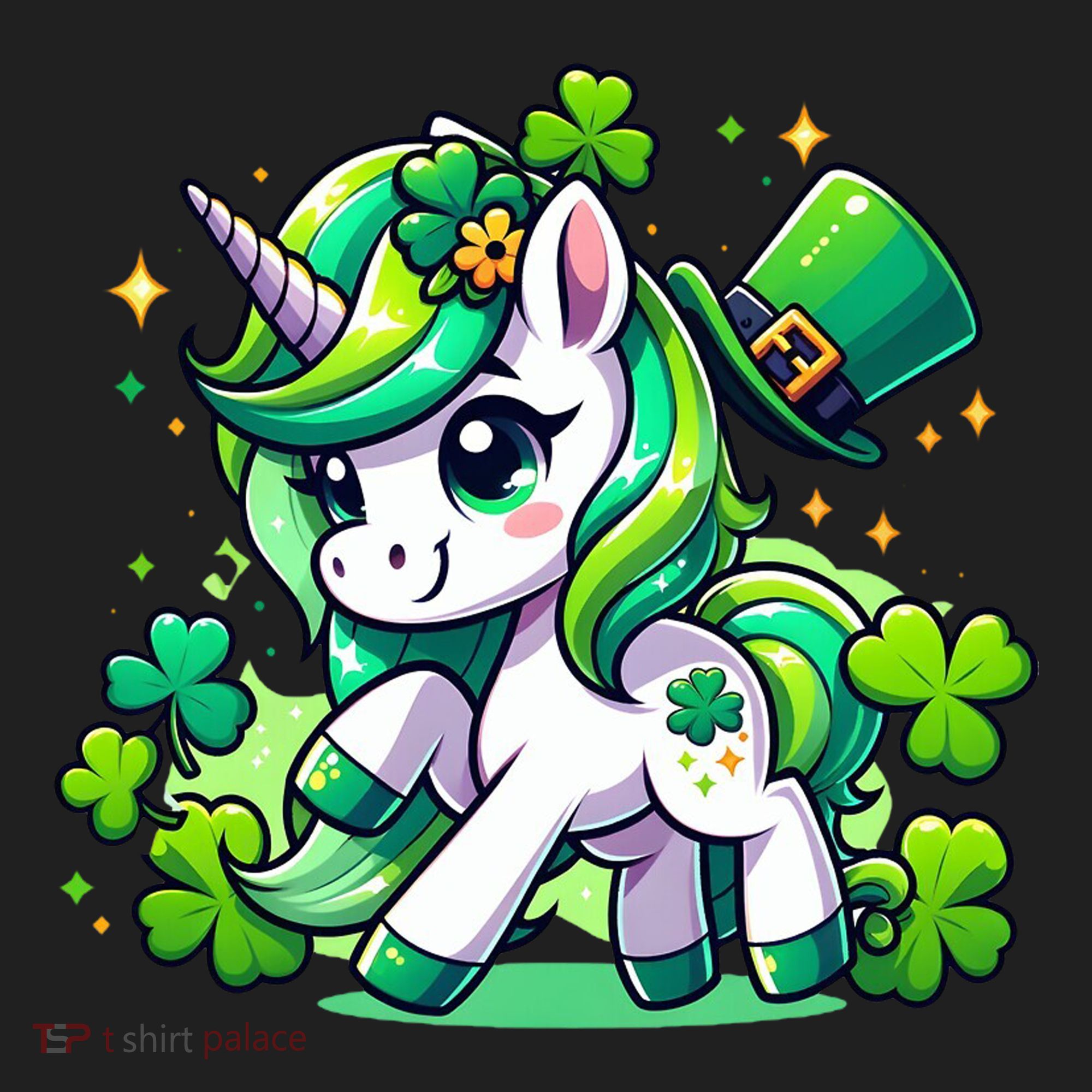 St Patrick Day Irish Unicorn Lepricorn Beanie