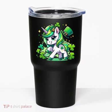 St Patrick Day Irish Unicorn Lepricorn Tumbler