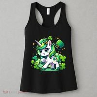 St Patrick Day Irish Unicorn Lepricorn Women's Tank Top thumb 3