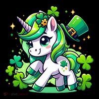 St Patrick Day Irish Unicorn Lepricorn Tank Top thumb 6