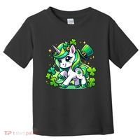 St Patrick Day Irish Unicorn Lepricorn Toddler T-Shirt thumb 0