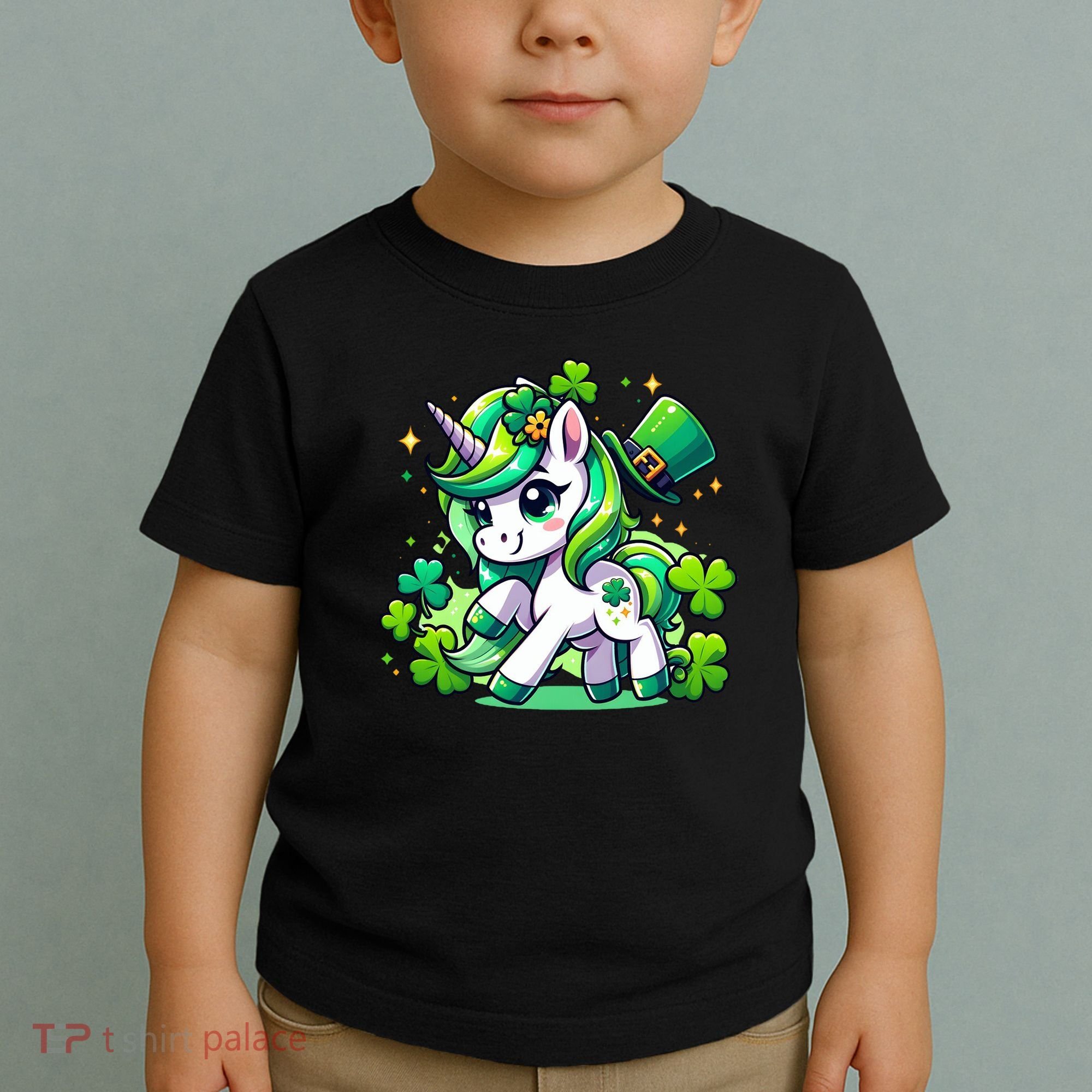 St Patrick Day Irish Unicorn Lepricorn Toddler T-Shirt