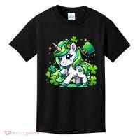 St Patrick Day Irish Unicorn Lepricorn Kids T-Shirt thumb 0