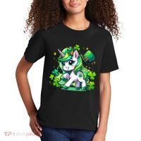 St Patrick Day Irish Unicorn Lepricorn Kids T-Shirt thumb 2