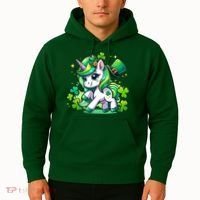 St Patrick Day Irish Unicorn Lepricorn Hoodie thumb 2