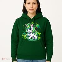 St Patrick Day Irish Unicorn Lepricorn Hoodie thumb 5