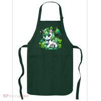St Patrick Day Irish Unicorn Lepricorn Apron thumb 0