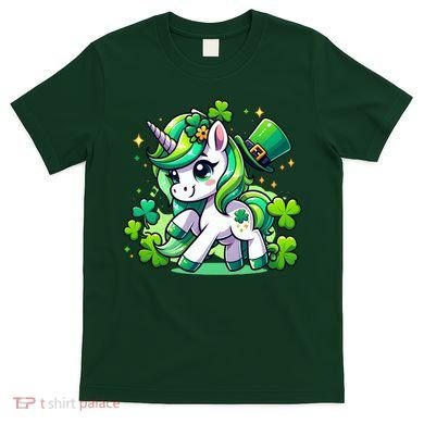 St Patrick Day Irish Unicorn Lepricorn T-Shirt