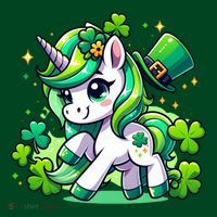 St Patrick Day Irish Unicorn Lepricorn Pajama Set thumb 2