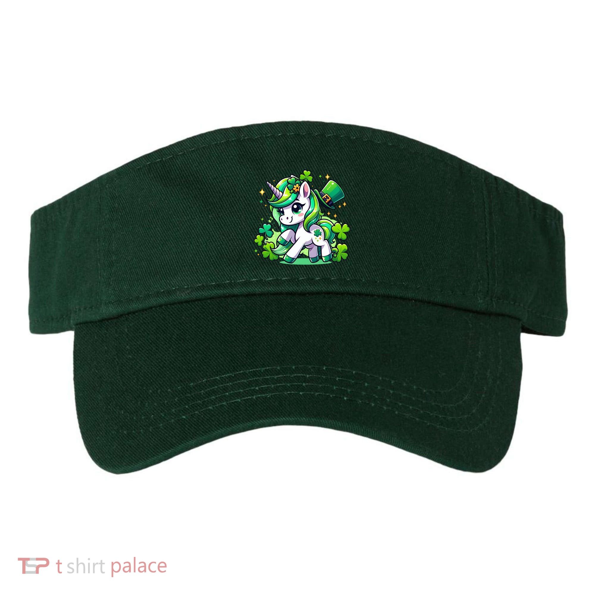 St Patrick Day Irish Unicorn Lepricorn Visor