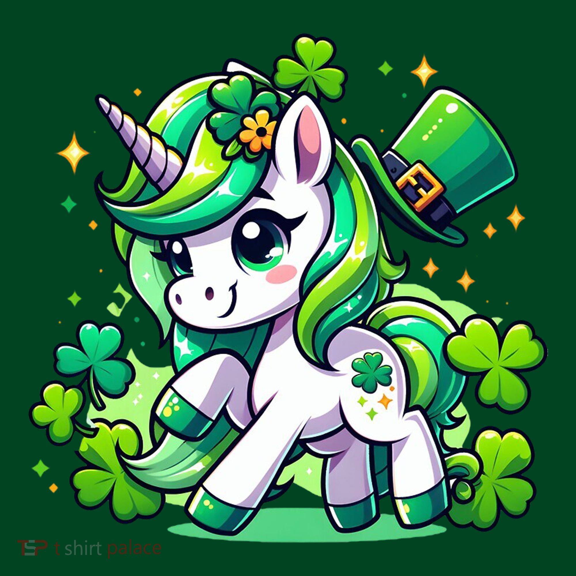 St Patrick Day Irish Unicorn Lepricorn Kids Sweatshirt