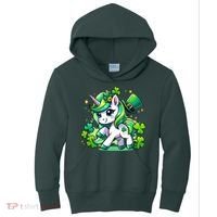 St Patrick Day Irish Unicorn Lepricorn Kids Hoodie thumb 0
