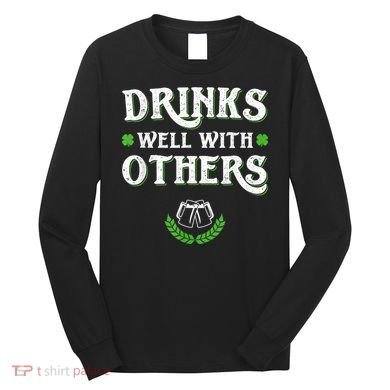 St Patricks Day, Funny St Patricks Day, St Patricks Day Drinking Team Long Sleeve Shirt