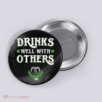St Patricks Day, Funny St Patricks Day, St Patricks Day Drinking Team Button