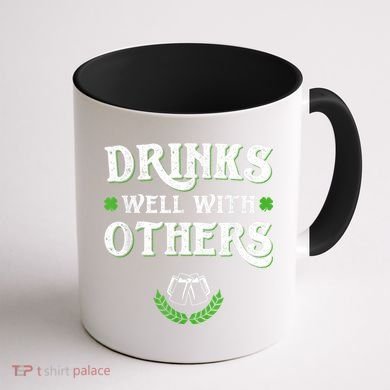 St Patricks Day, Funny St Patricks Day, St Patricks Day Drinking Team Coffee Mug back