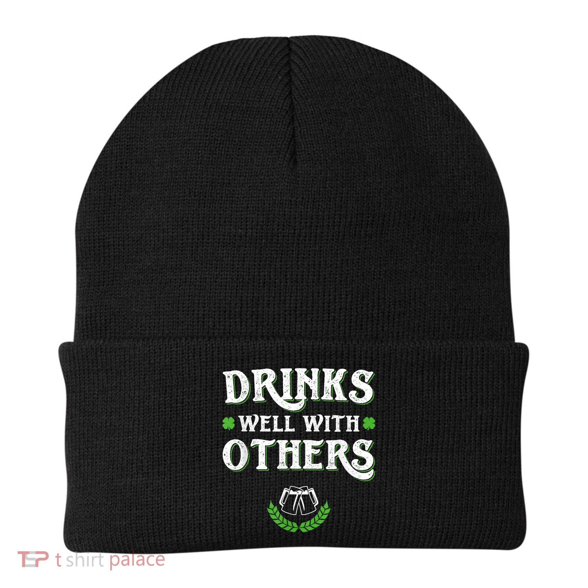 St Patricks Day, Funny St Patricks Day, St Patricks Day Drinking Team Beanie