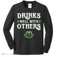 St Patricks Day, Funny St Patricks Day, St Patricks Day Drinking Team Kids Long Sleeve Shirt thumb 0