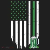 St Patrick's Day Beer American Flag Women's Sweatshirt thumb 2