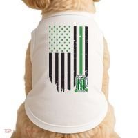 St Patrick's Day Beer American Flag Doggie Tank thumb 0