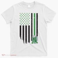 St Patrick's Day Beer American Flag T-Shirt thumb 0