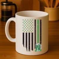 St Patrick's Day Beer American Flag Coffee Mug thumb 4