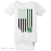 St Patrick's Day Beer American Flag Baby Bodysuit thumb 0