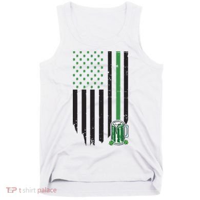 St Patrick's Day Beer American Flag Tank Top