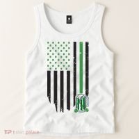 St Patrick's Day Beer American Flag Tank Top thumb 2