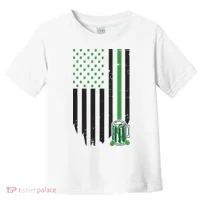 St Patrick's Day Beer American Flag Toddler T-Shirt thumb 0
