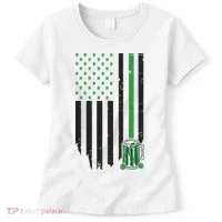 St Patrick's Day Beer American Flag Women's T-Shirt thumb 0