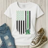 St Patrick's Day Beer American Flag Women's T-Shirt thumb 3
