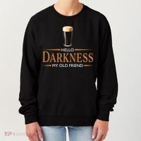 St Patrick's Day Hello Darkness My Old Friend Dark Beer Lover Women's Sweatshirt thumb 0
