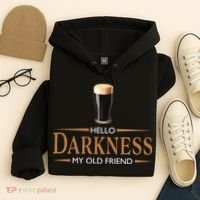 St Patrick's Day Hello Darkness My Old Friend Dark Beer Lover Hoodie thumb 4