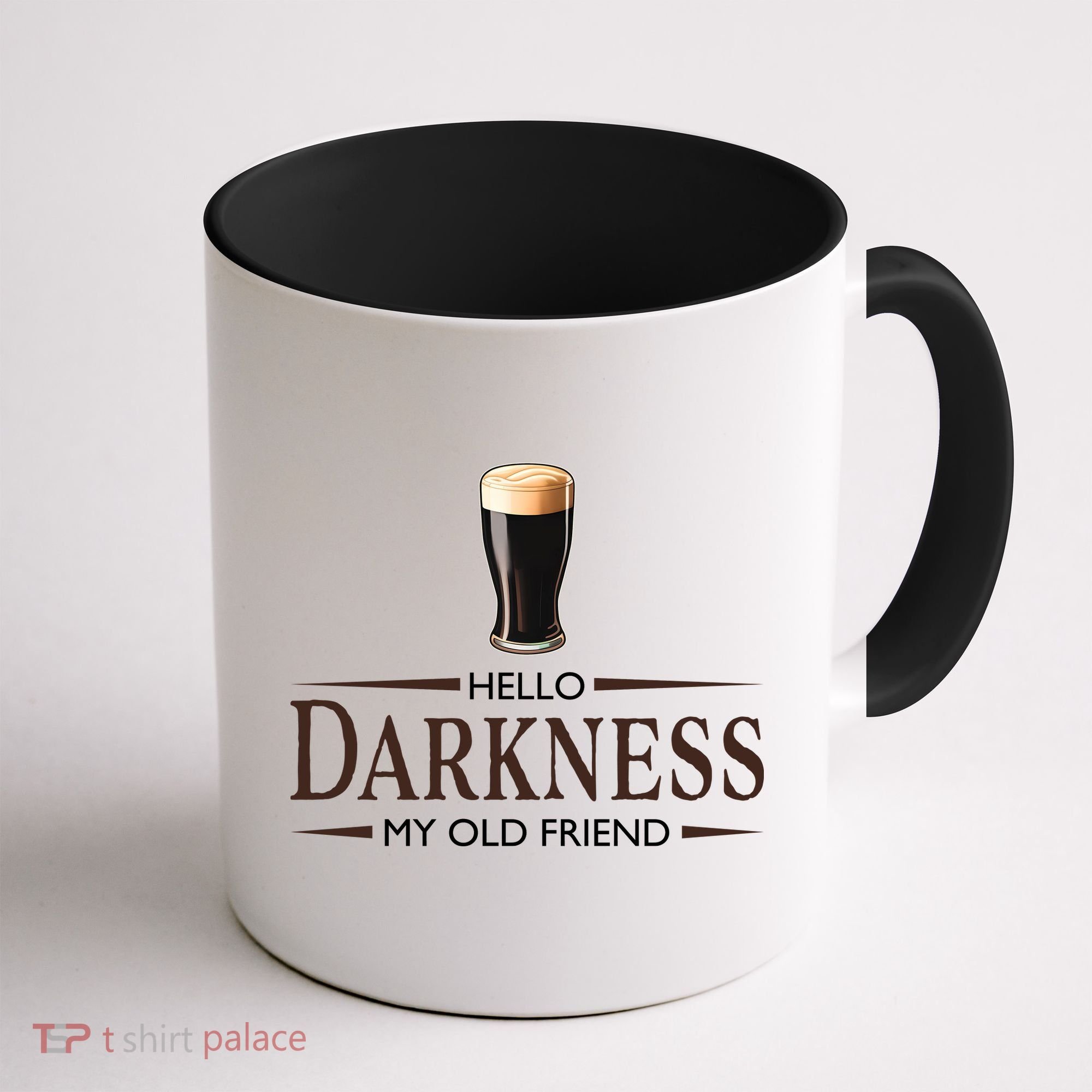 St Patrick's Day Hello Darkness My Old Friend Dark Beer Lover Coffee Mug