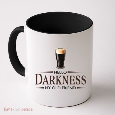 St Patrick's Day Hello Darkness My Old Friend Dark Beer Lover Coffee Mug