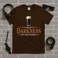 St Patrick's Day Hello Darkness My Old Friend Dark Beer Lover T-Shirt thumb 5