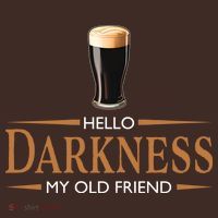 St Patrick's Day Hello Darkness My Old Friend Dark Beer Lover Mousepad thumb 1