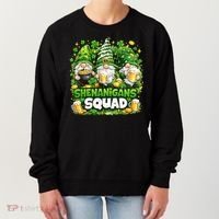 St Patricks Day Irish Gnomes Shenanigans Squad Women's Sweatshirt thumb 0