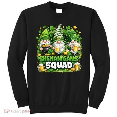 St Patricks Day Irish Gnomes Shenanigans Squad Sweatshirt