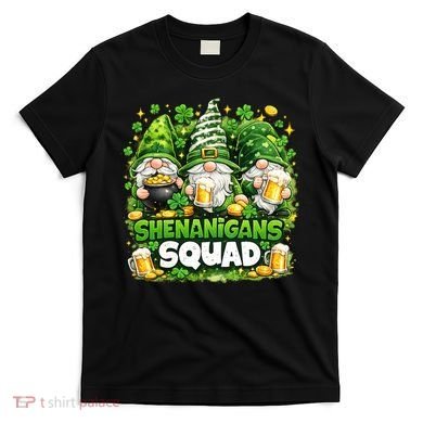 St Patricks Day Irish Gnomes Shenanigans Squad T-Shirt