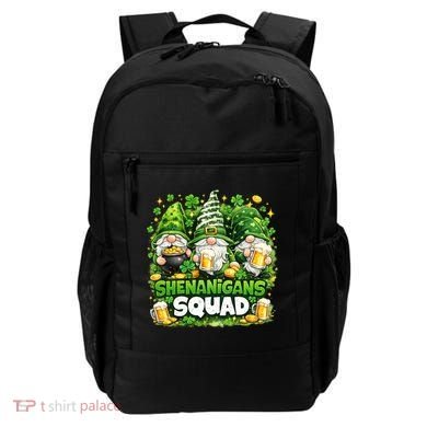 St Patricks Day Irish Gnomes Shenanigans Squad Backpack