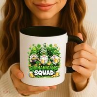 St Patricks Day Irish Gnomes Shenanigans Squad Coffee Mug thumb 3