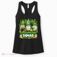 St Patricks Day Irish Gnomes Shenanigans Squad Women's Tank Top thumb 0