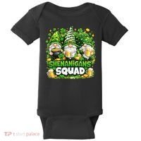 St Patricks Day Irish Gnomes Shenanigans Squad Baby Bodysuit thumb 0