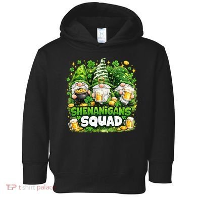 St Patricks Day Irish Gnomes Shenanigans Squad Toddler Hoodie
