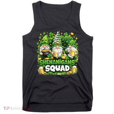 St Patricks Day Irish Gnomes Shenanigans Squad Tank Top